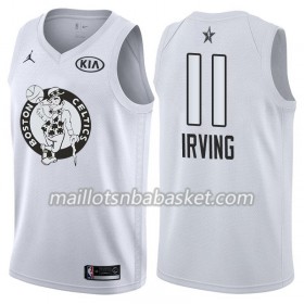 Maillot Homme Boston Celtics Kyrie Irving 11 2018 All Star Jordan Brand Blanc Swingman